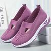 Single Shoes For Mothers Soft Soles Women'S Shoes, Breathable And Comfortable In Spring And Summer, Casual Blue Mesh Shoes