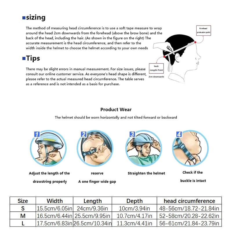 Electric Scooter Round Bike Helmet Cycling Skateboard Ski Child Sports Safety Bicycle Helmet Four Seasons Bike Accessories