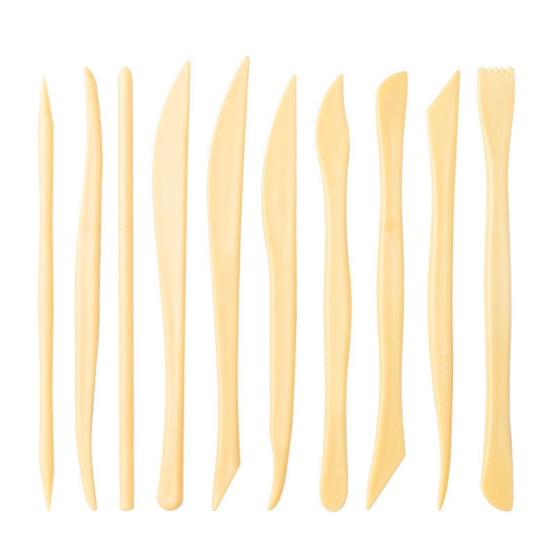 10-Piece Handmade Polymer Clay Sculpting Tool Set 10-Piece Set