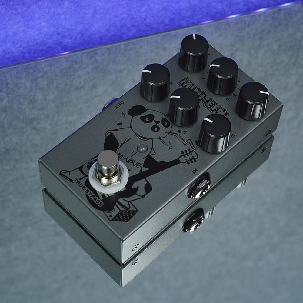 M-VAVE MINI-EFX Guitar Multic-effects Pedal 4 Overdrive Effects 4 Distortion Effects Boost 3 Band EQ True Bypass Guitar Pedals