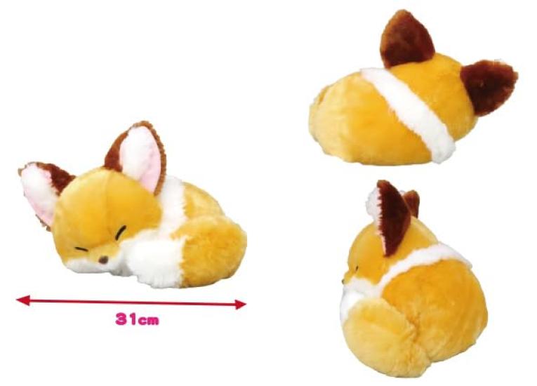 Chokon and the Fox Curl and Sleepy JB Kinako 705038