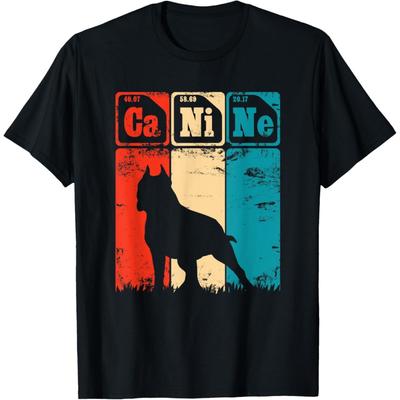 Pitbull Dog Periodic Table Elements Dog Canine T-Shirt
