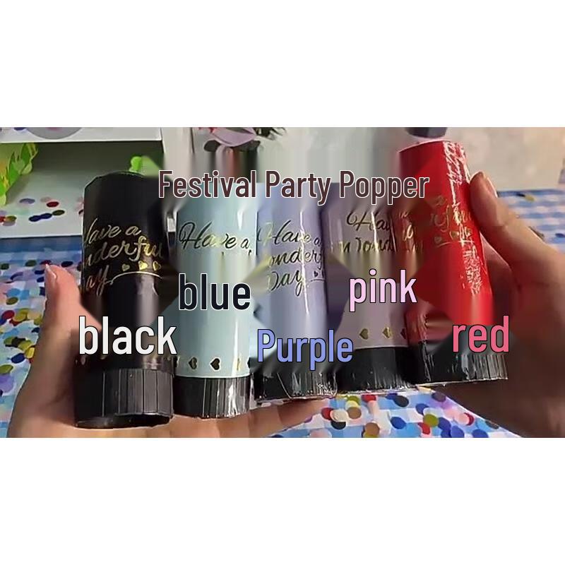 JINGRUIXIANG Hand-Twisted Confetti Poppers
