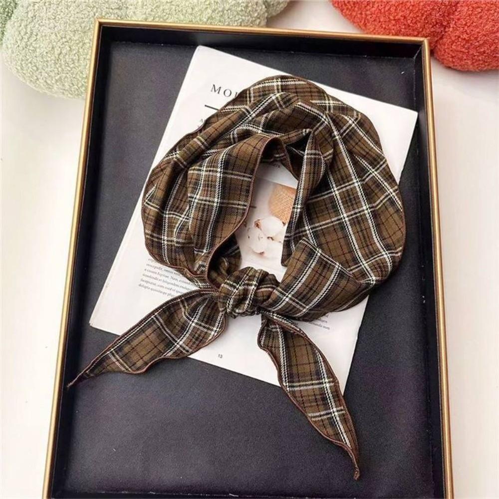 Simple Triangular Scarf Thermal Neck Warmer New Headscarf  for Women's Accessories