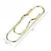 10pcs Metal Pen Fix Clips Ticket Clip Multi-functional Stationery Clips Book Cover Gold Silver Rose Pen Holder Pin