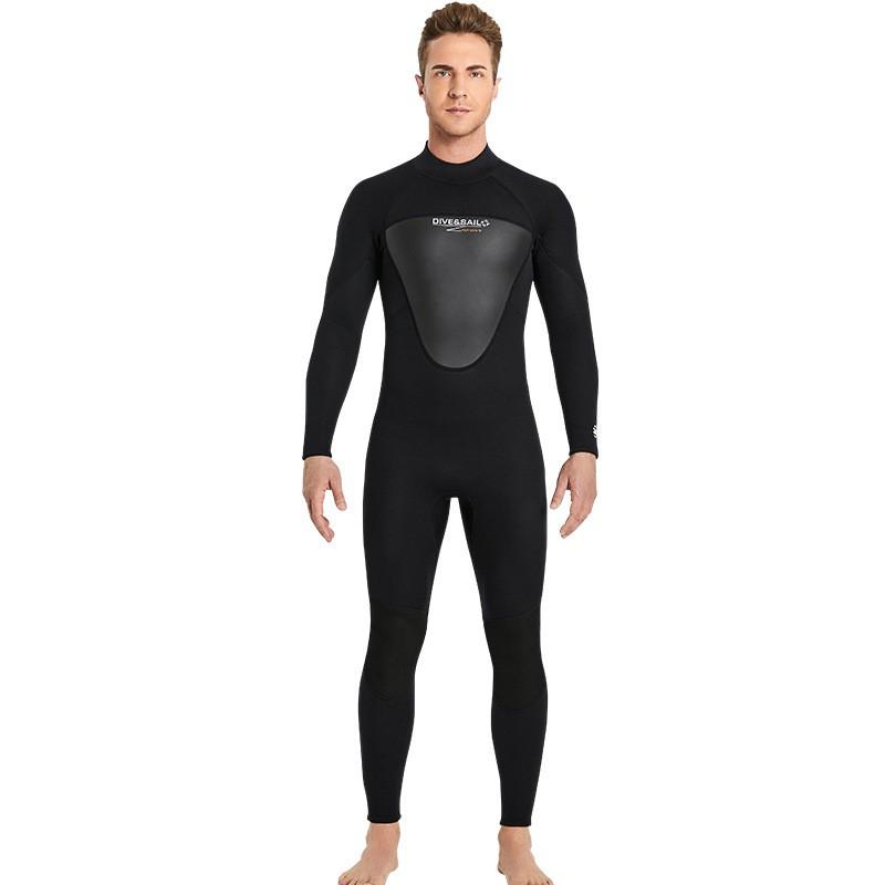 

Diving Suit 3MM One-piece Long-sleeved Thick Cold-proof Swimming Surfing Mother XL