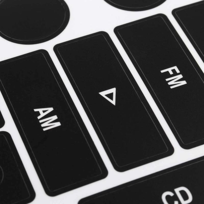 Volkswagen Jetta, Golf MK5, Passat Front Radio Button Stickers