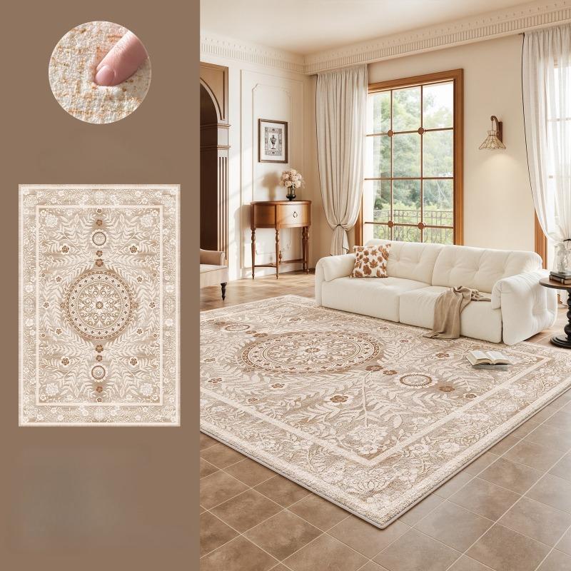 Carpet for Living Room Persian Retro Sofa Coffee Table Floor Mat Home Decor Bedroom Bedside Rug Nonslip Mashine Washable Rugs