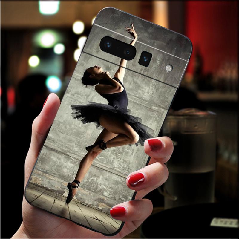 Phone Case For Google Pixel 10 Pro XL 9 Pro XL 9A 8 7 6 Pro Pixel 8A 7A 6A Pixel 8 7 6 5 Ballerina Dance Ballet Girl