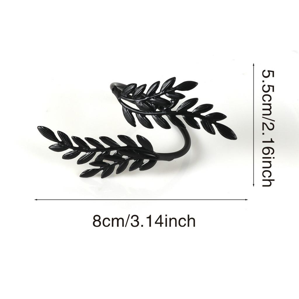 1PC Leaf Napkin Ring Buckles for Wedding Birthday Party Dinnig Table Decoration New Year Thanksgiving Napkin Holder