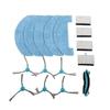 For TESLA ForRoboStar IQ400 Plus For Midea S5 Plus For Conga 2299 Ultra Vacuum Roller Side Brush Filter Mop Cloth Kit 16pcs