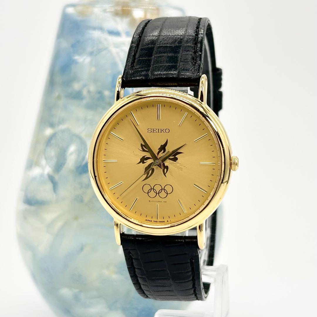 

[USED] SEIKO Olympic 7N21-8A00 Quartz Wristwatch