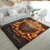 Liverpool Fc Personalized Name Floor Rug Office Rug Design For Game Room Hallway Bedrooms Living Rooms Antislip Carpet Anime Office Decor