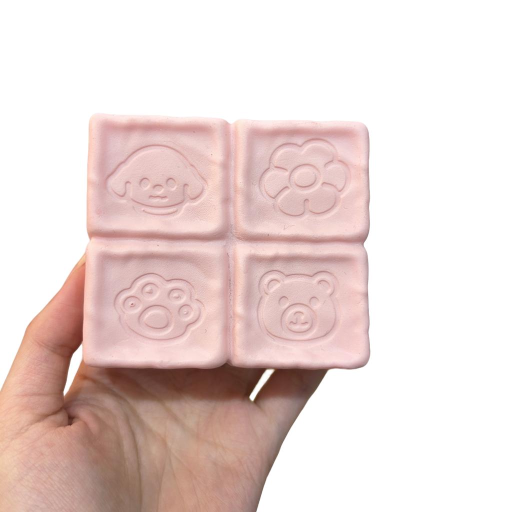 Pane al Cioccolato e Latte di Fragola Squishy Giocattolo Fidget a Lenta Risalita Giocattoli per Alleviare lo Stress a Lenta Risalita Giocattoli Sensoriali da Spremere
