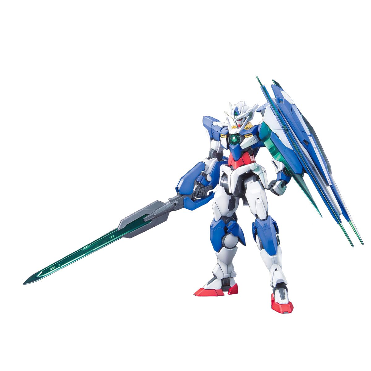 

MG Mobile Suit Gundam 00: A wakening of the Trailblazer - GNT-0000 00 QAN[T] 1/100 Scale Pre-Colored Plastic Model Kit