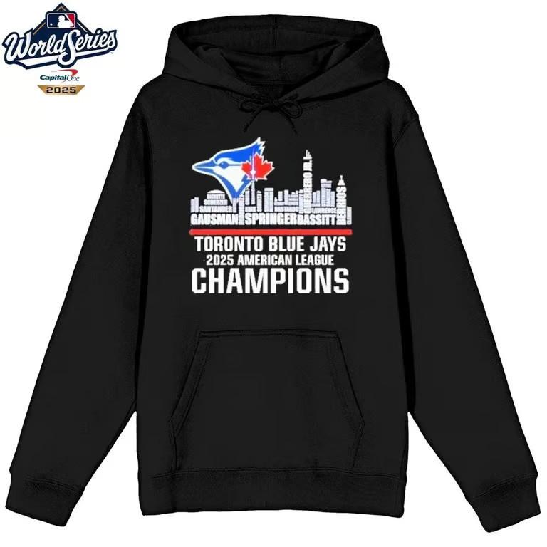 Blue Jays 2025 American League Champions Skyline T-Shirt Unisex T-Shirt L