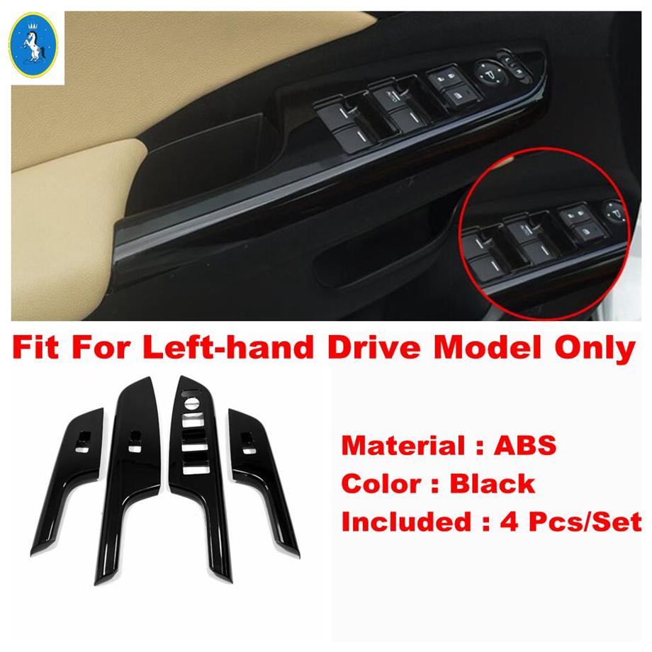 

For honda CRV CR-V 2012 2013 2014 2015 2016 Car Armrest Door Window Glass Lift Switch Panel Cover Trim Black styling Accessories чорний