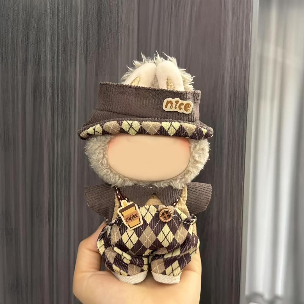 aninako Plush Doll Clothes, 17cm Doll Clothes, Cute Doll Clothes, DIY Accessories, Costumes, Doll Suits, Accessories for 1st, 2nd, and 3rd Generation