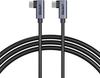 Unitek USB-C To USB-C Cable PD 100W Double 90 Degree, 0.5m