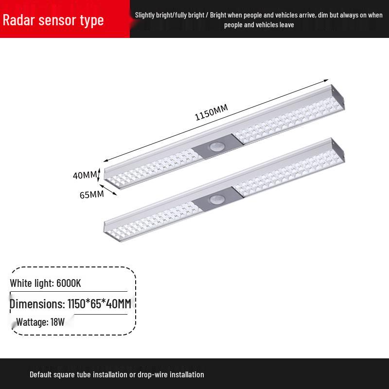 Smart Motion Sensor LED Garage Light