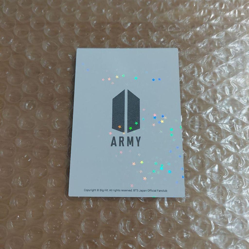 [USED] BTS FC Continuation Bonus Venue Limited SYS Trading Card Vote Official