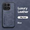 KEYSION Luxury Retro PU Leather Phone Case for Xiaomi 17 Soft Silicone+PC Shockproof Phone Back Cover for Xiaomi 17