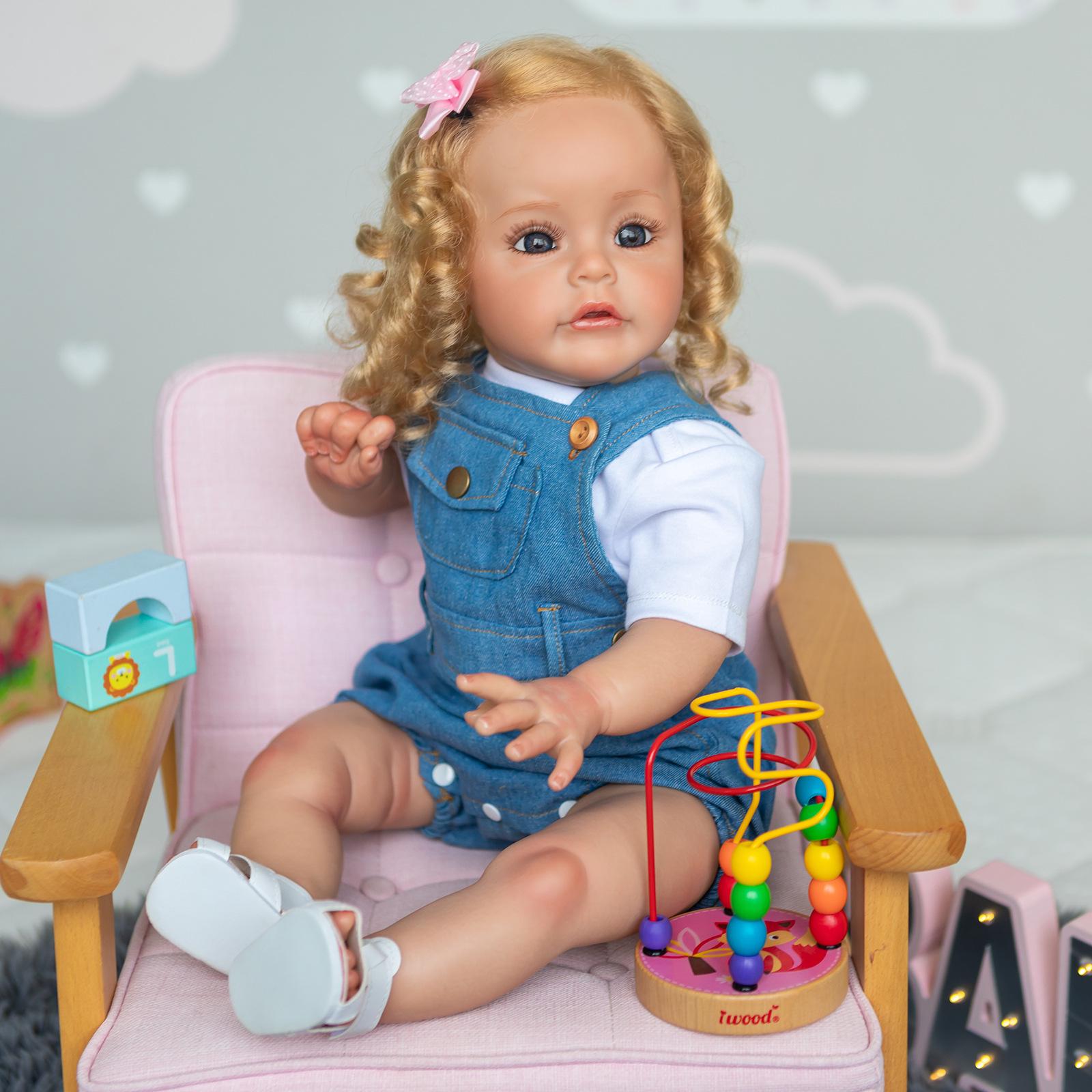 60cm Realistic Reborn Toddler Doll with Soft Body 60cm