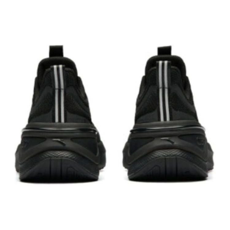 Anta C37 Series Wave Runner Cushioning Soft Sole Breathable Low Top Running Shoes Women sneaker Black White 122225539R-3