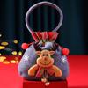 Christmas Gift Bags with Drawstring Design Cute Cartoon Packaging Tote Bag for Festive Party Decoration