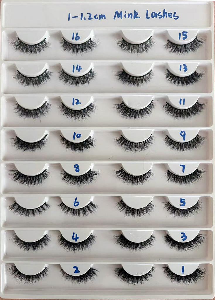 Dropshiping Makeup Mink Lashes Fluffy Soft Full Fake Eyelashes Natural False Eyelashes Wispy Lash Extension