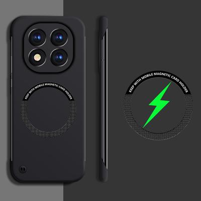 For Magsafe Magnetic Solid Color Hard PC Not Border Phone Case For Xiaomi 15 Ultra 13 12 14 Ultra Pro Redmi Note 14 13 Pro Plus