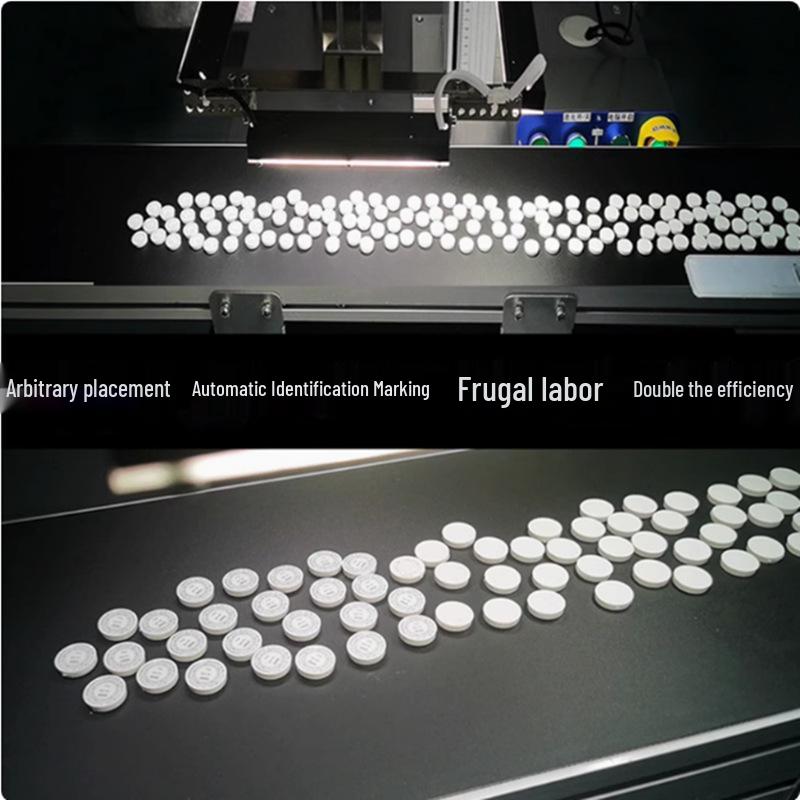 Fully Automatic Purple Light CCD Laser Engraving & UV Printing Inkjet Marking Machine