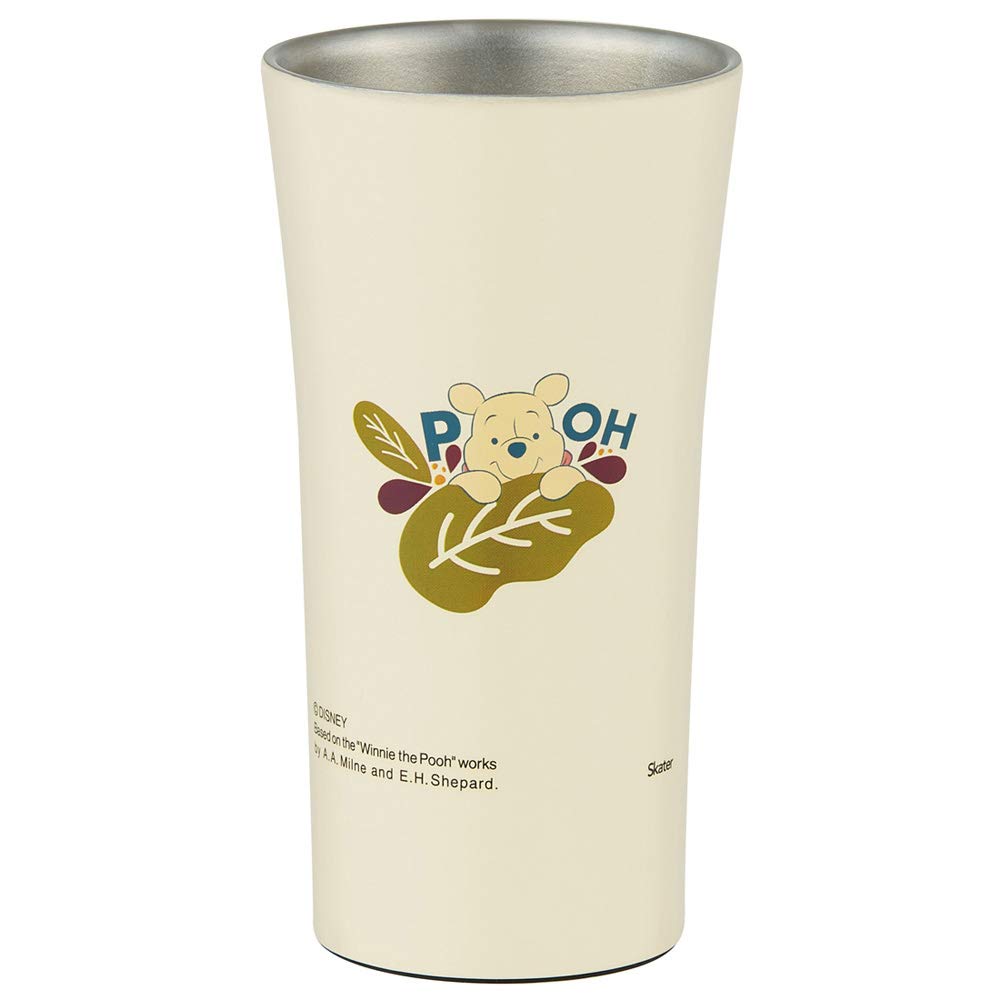 Skater Stainless Steel Winnie the Pooh Planted Disney STB3N Tumbler, 300ml, Design,