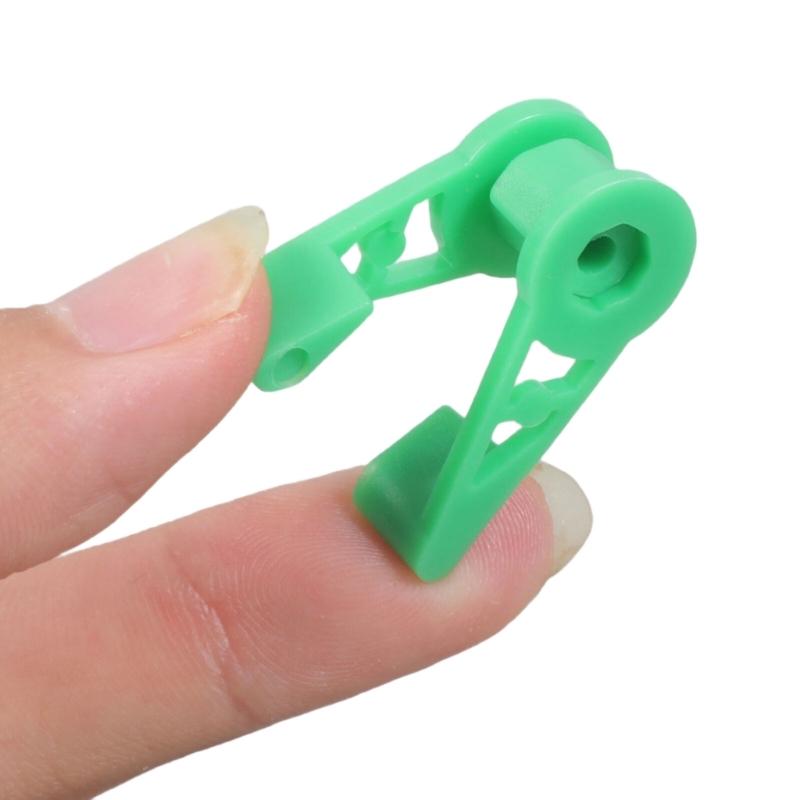Gardening Training Clips Adjustable Plant Support System for Vine Vegetables 360 Degree Bendable Design Plastic Plant Clips