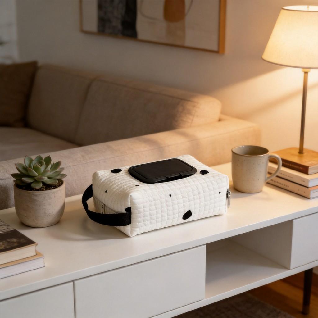 New Multifunctional Tissue Box With Car Clip For Living Room And Vehicle