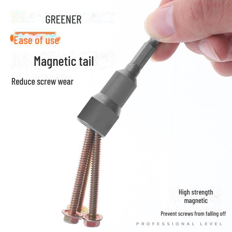 Green Forest Magnetic Hex Socket No. 6 for Electric Screwdriver & Hand Drill