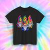 Hippie Gnome Shirt Tie Dye Peace Sign Trippy Psychedelic Retro Gnome Tee S-5XL