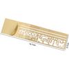 Double-Sided Cat Pattern Ruler Stationery Tool Metal Bookmark  Diary Hand Account