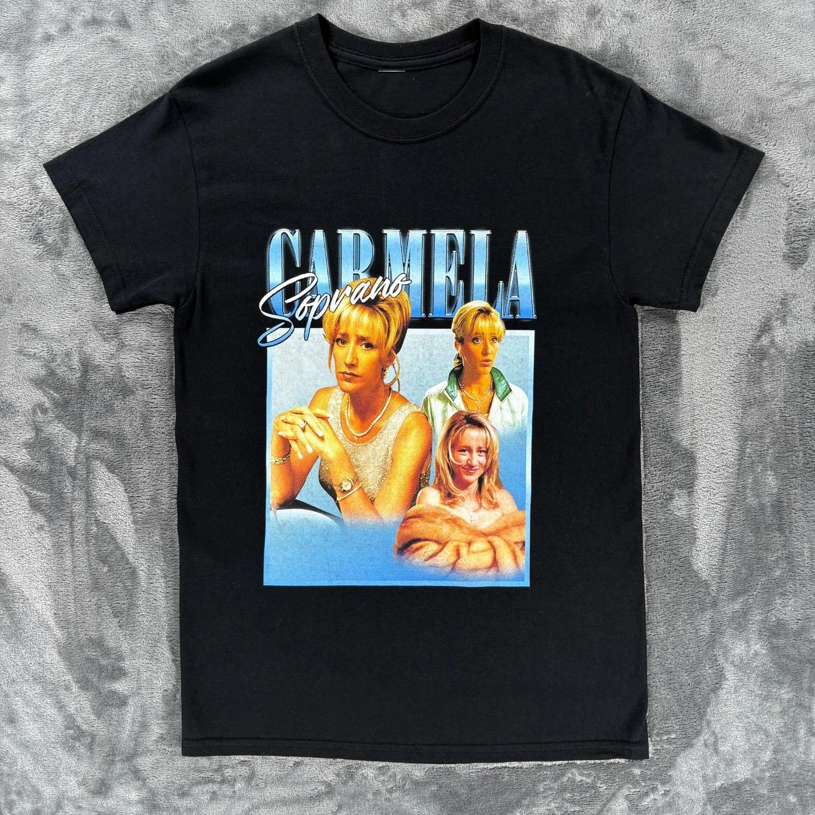 Carmela Soprano Rap Tee Shirt Men Size Small Vintage Style Mob Wife Graphic HBO 3XL