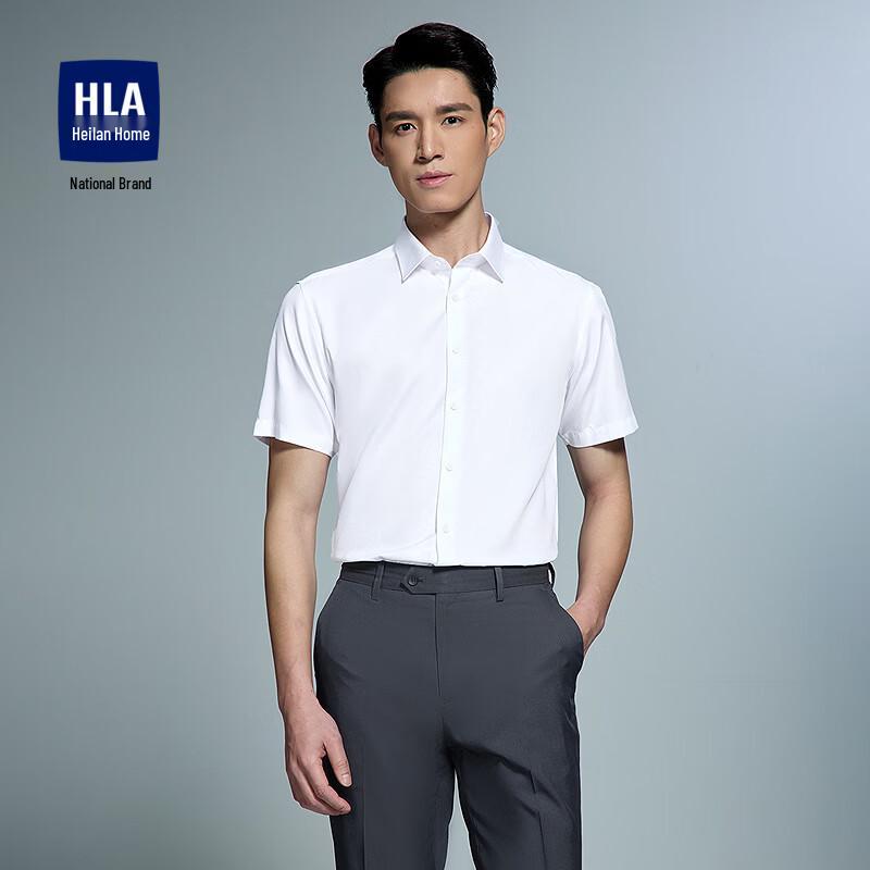 HLA Men s Short-Sleeve Business Shirt 40