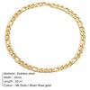 Emanco Ornament Supply Fashion Stainless Steel Accessories Ins Gold Plated Necklace Ladies Clavicle Chain Figaro Necklace