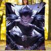 1pc D-Death Note1 Theme Blanket - Digital Print, Polyester, Cozy for All Seasons, Perfect for Outdoor, and Travel