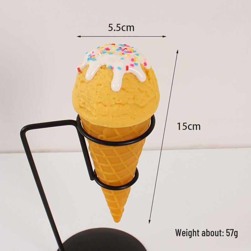 PVC Faux Ice Cream Cone for Display & Play