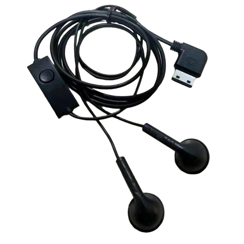 Flat Port Earbud Headphones Cord in-Ear Earphone with Microphone Earpiece for G600 D800 Smartphone Accessories