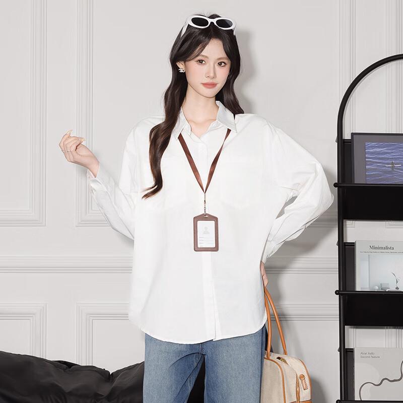 Women's Cotton Loose Lapel Shirt Cardigan