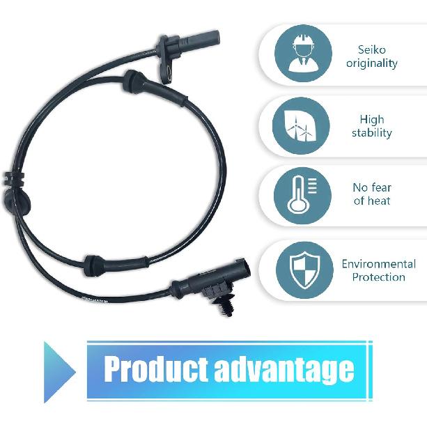 Pack-1 Automobile Wheel Speed Sensor, Anti-Lock Brake System Rear Left ABS Sensor, Directly Talled Standard Accessories Replacement 3630050U2010,