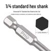 Magnetic Slotted Pneumatic Screwdriver Bits