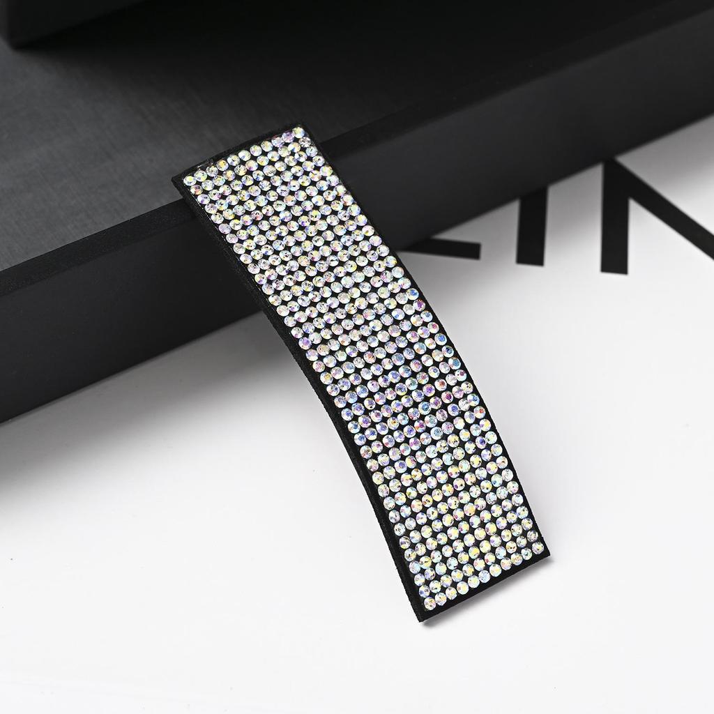 Beautiful Shiny Rhinestone Hairpins Creative Rectangular Hair Clips Woman's Hair Accessories