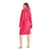 Urban Threads Womens/Ladies Leopard Print Fleece Robe
