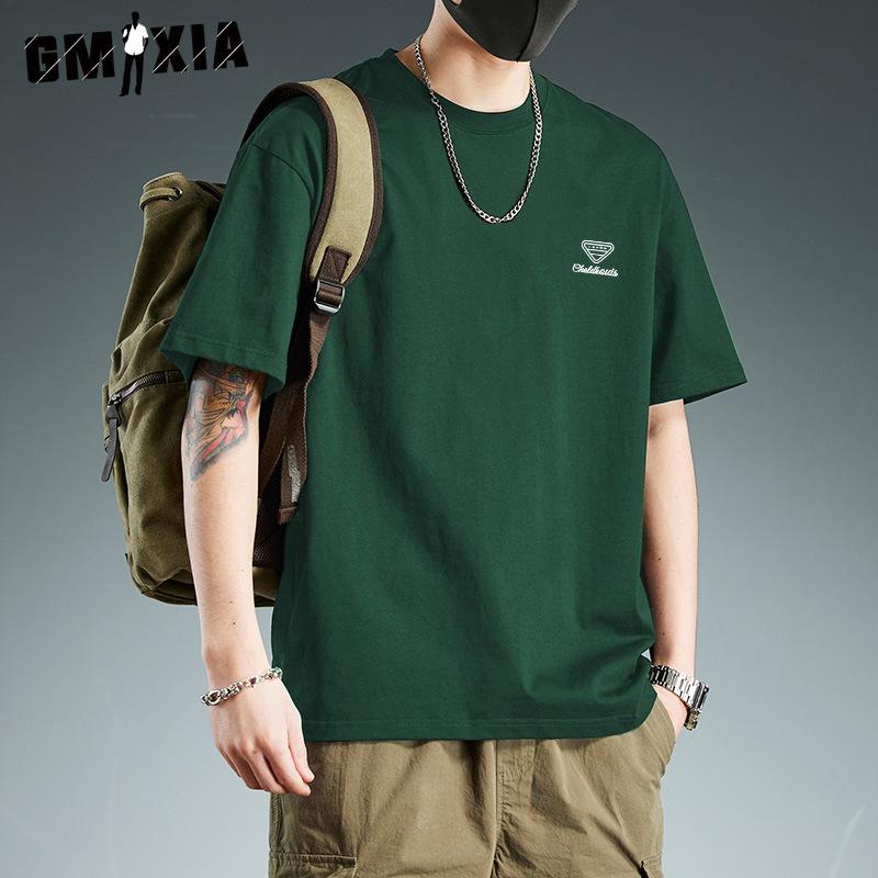 

GMXIA Men s Fashion Casual Summer Spring Tops & T-shirts XXXL сірий